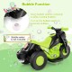 6V Kids Electric Ride on Motorcycle with Bubble Maker and Music - Gallery View 9 of 11