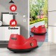 Red 12V electric kids ride-on bumper car with remote control, suitable for indoor or outdoor fun, featuring soft.