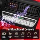 Multifunctional console of the Kids Ride on Fire Truck features USB port, battery display, and music controls for fun.