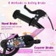 Hand brake and coaster brake details on the 14-inch kids bike, designed for safety and stability for ages 3-5.