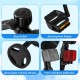 Bicycle bell, anti-slip foot pedals, removable training wheels, and reflectors on a 16-inch kids bike for safe riding.