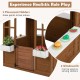 Outdoor playhouse featuring 2 flowerpot holders and 3 windowsills, perfect for immersive role play for kids over 2.