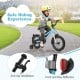 14-inch kids bike with adjustable handlebars, anti-slip grips, and reflectors for safe riding experience.