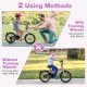 Kids bike with training wheels for beginners and without for confident young riders, featuring adjustable seat and dual.