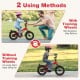 Kids bike with adjustable seat and handlebars, featuring training wheels for beginners and a robust metal frame for.