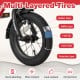 Close-up of multi-layered tires featuring a rubber outer and protective layer, designed for the 12-inch kids bike.