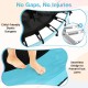 Child-friendly elastic bungees and seamless design of the 48-inch toddler trampoline for safe bouncing fun.