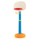 Kids basketball hoop stand with adjustable height, durable HDPE material, and stable base for indoor or outdoor play.