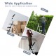 4-step folding ladder with anti-slip pedal, ideal for indoor and outdoor tasks, supports 330 lbs for safety and.