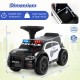 Toddler Sliding Car with Steering Wheel and Under-Seat Storage Push - Gallery View 4 of 10