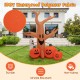 8-foot Halloween inflatable dead tree with LED lights, waterproof polyester fabric, perfect for outdoor yard decoration.