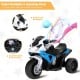 BMW licensed electric motorcycle for kids, featuring 3 wheels, built-in headlights, and music for safe, fun riding.