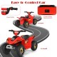 Red 6V Kids Electric ATV with forward/reverse switch and durable wheels, ideal for various terrains and toddler.