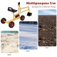Heavy duty kid ride-on 4-wheel excavator sand digger with sturdy steel frame, suitable for sand, snow, and dirt play.