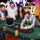 Foldable 10-player poker table with LED lights, USB ports, and cup holders, perfect for casino-style games and.