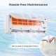 UltrEco Series 24000 BTU mini split air conditioner with removable and washable filters for hassle-free maintenance.