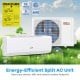 Ultra-quiet inverter mini split AC unit with 22 SEER, R32 refrigerant, designed for efficient cooling and heating up to.