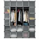 30-cube portable closet wardrobe cabinet with waterproof and dustproof panels, ideal for organized clothing storage.