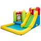 Outdoor inflatable bounce house with slide and water feature, made of premium Oxford materials, perfect for gardens and.