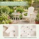 Stylish weather-resistant circular small end table with a 20" round tabletop, perfect for poolside or balcony use.
