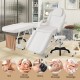 Facial chair set with removable headrest and armrests, designed for SPA, facial, tattoo, and foot massages.