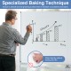 Double-sided magnetic whiteboard on wheels with aluminum frame, featuring a smooth, stain-resistant surface for easy.