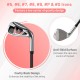Women's golf iron set featuring a low center of gravity design for enhanced stability and anti-skid surface for better.