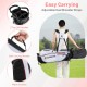 Women's golf bag set with adjustable dual shoulder straps, featuring a soft handle and multiple storage pockets for.