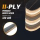 Wooden balancing board made from 11-ply pressed birch wood, supports 330 lbs, ideal for enhancing balance and.
