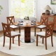 Wooden dining chair set of 2 with padded seats and curved backs in beige, perfect for creating a cozy dining atmosphere.