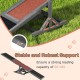 Wooden dog agility seesaw with a sand grain asphalt surface, supporting up to 66 lbs for outdoor training and exercise.