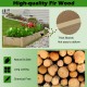 Wooden vegetable raised garden bed made of solid fir wood, featuring thick boards for durability, ideal for outdoor.