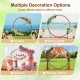 Wooden wedding arch backdrop stand in round shape, crafted from natural fir wood, ideal for outdoor ceremonies and.