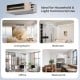 Concealed ducted mini split AC unit for 2 zones, ideal for homes and offices, featuring smart control and 4D air.