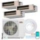 Concealed ducted mini split AC system with 3 zones, 27000 BTU, and smart control for efficient temperature management.