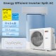 X-Pro 35000 BTU Mini Split AC with Heat Pump, featuring R454B refrigerant and 22.5 SEER2 for efficient cooling and.