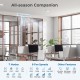 X-Pro concealed ducted mini split AC with 7 modes, 8 fan speeds, and smart control for optimal comfort in offices.