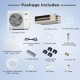 X-Pro 35000 BTU concealed ducted mini split AC package includes outdoor unit, indoor unit, and installation accessories.