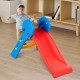 Colorful indoor outdoor children folding slide with gentle slope, designed for safety, suitable for ages 2-5 years.