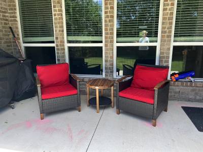 Affordable patio set