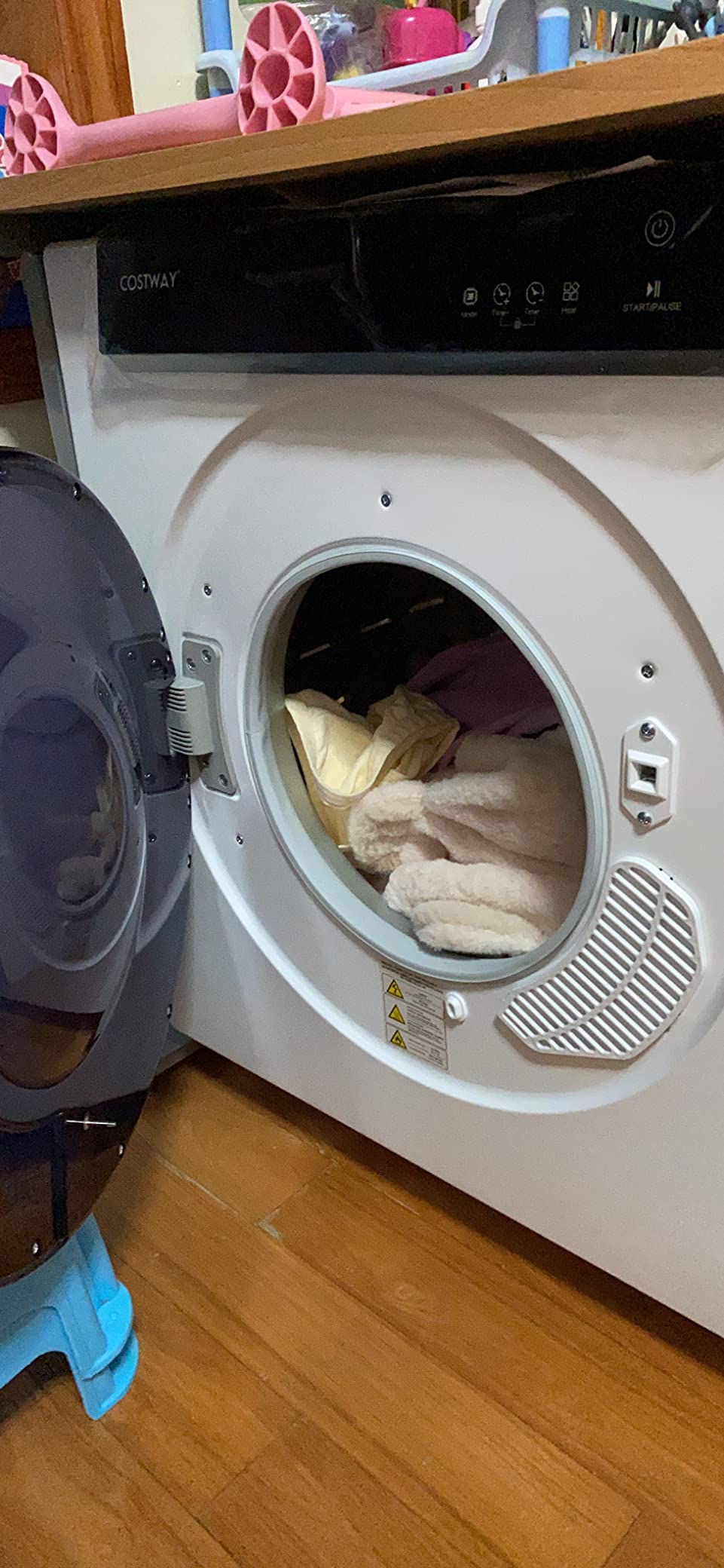 1500W Compact Laundry Dryer with Touch Panel